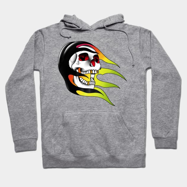 Rainbow skull Hoodie by AntlersAndUmbrellas